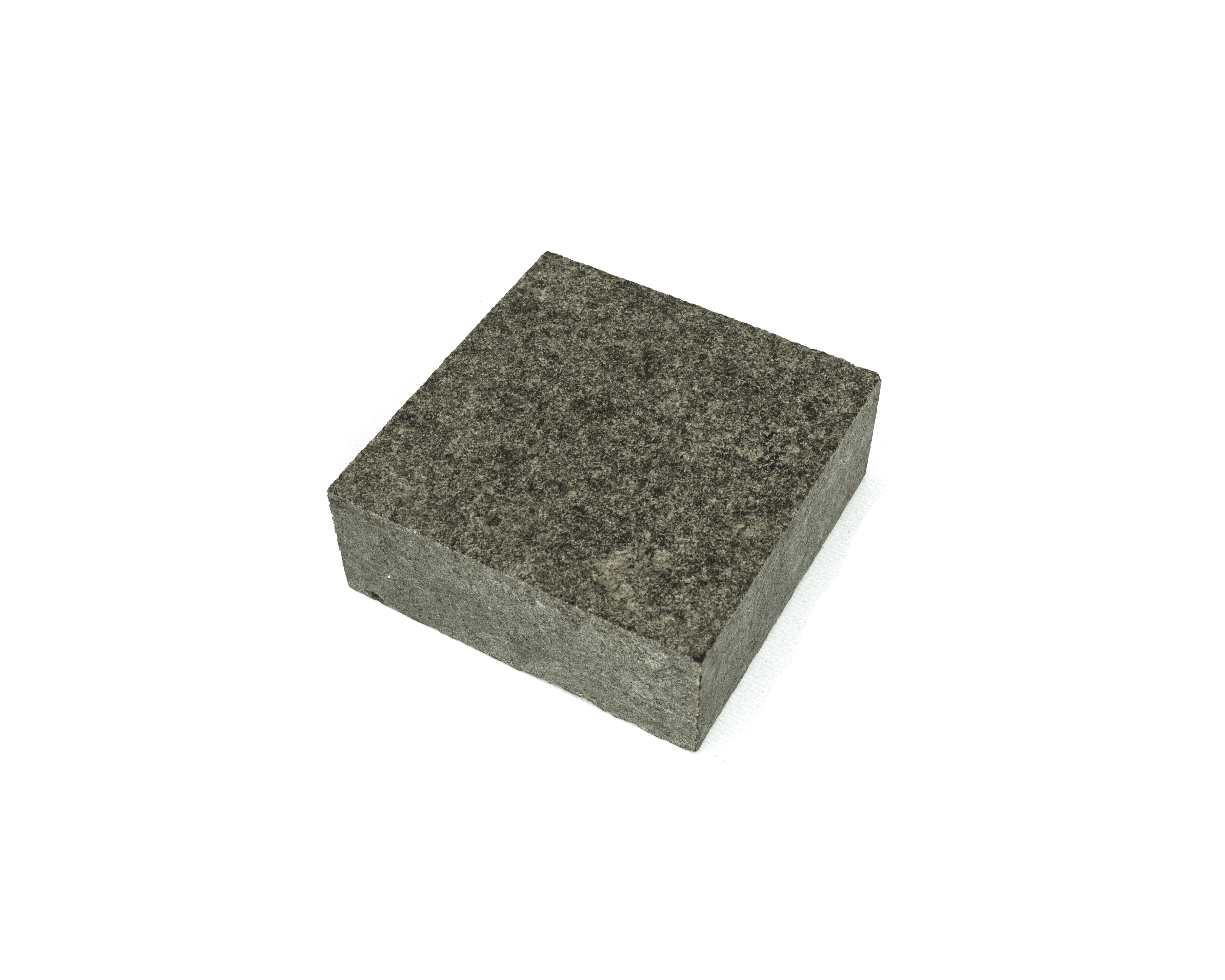 Kostka granitowa cięta płomieniowana ciemnoszara Gabro 10х10х3 cm