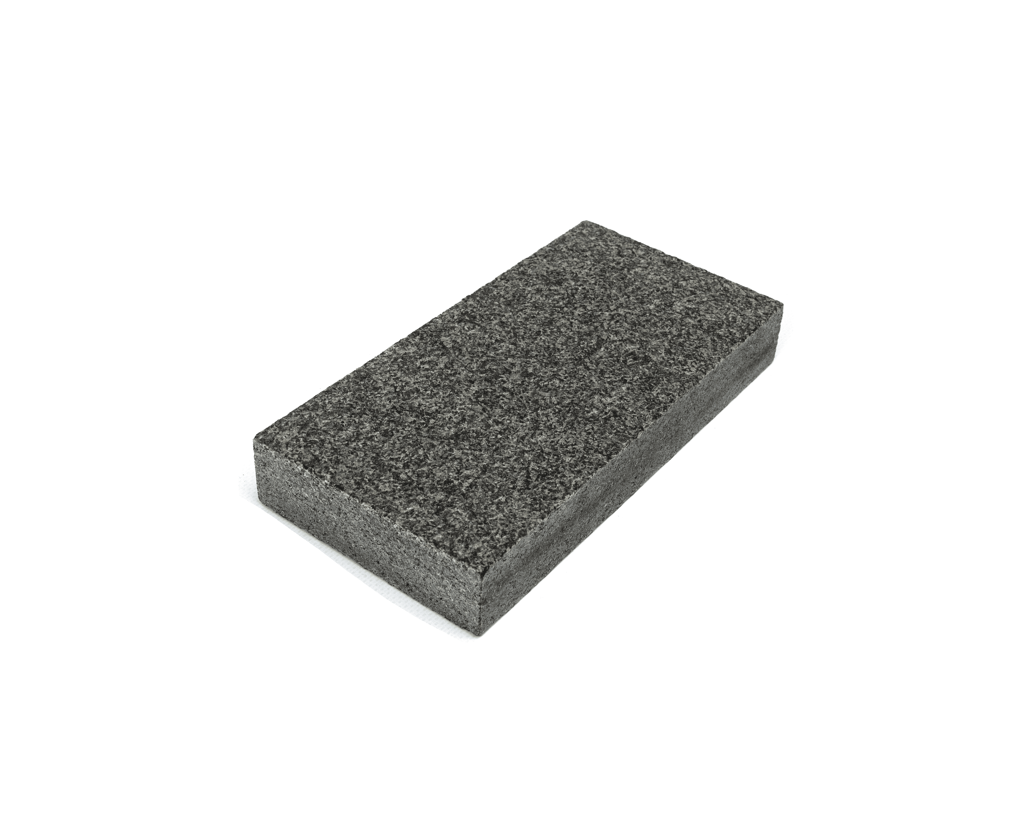 Płyta granitowa chodnikowa płomieniowana ciemnoszara Gabro